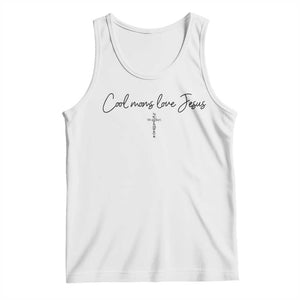 Cool Moms Love Jesus Tank Top Christian Mom Floral Mama Mothers Day TS10 White Print Your Wear