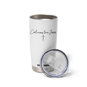 Cool Moms Love Jesus Tumbler Cup Christian Mom Floral Mama Mothers Day TS10 Print Your Wear