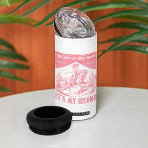 Toddler Baby Girl 2nd Birthday 4 in 1 Can Cooler Tumbler This Aint My First Rodeo Its My Second TS10 Print Your Wear