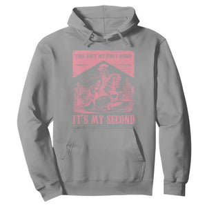 Toddler Baby Girl 2nd Birthday Hoodie This Aint My First Rodeo Its My Second TS10 Sport Gray Print Your Wear
