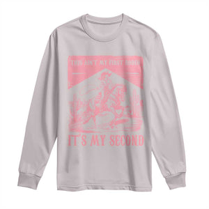 Toddler Baby Girl 2nd Birthday Long Sleeve Shirt This Aint My First Rodeo Its My Second TS10 Ice Gray Print Your Wear