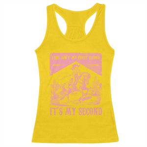 Toddler Baby Girl 2nd Birthday Racerback Tank Top This Aint My First Rodeo Its My Second TS10 Daisy Print Your Wear