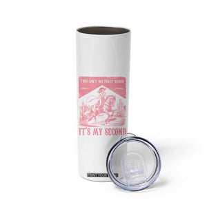 Toddler Baby Girl 2nd Birthday Skinny Tumbler This Aint My First Rodeo Its My Second TS10 Print Your Wear