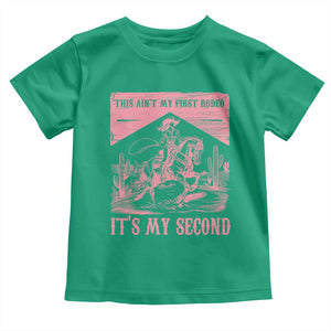 Toddler Baby Girl 2nd Birthday Toddler T Shirt This Aint My First Rodeo Its My Second TS10 Irish Green Print Your Wear