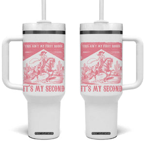 Toddler Baby Girl 2nd Birthday Tumbler With Handle This Aint My First Rodeo Its My Second TS10 One Size: 40 oz White Print Your Wear