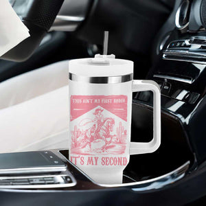 Toddler Baby Girl 2nd Birthday Tumbler With Handle This Aint My First Rodeo Its My Second TS10 Print Your Wear