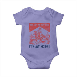 Toddler Baby Boy 2nd Birthday Baby Onesie This Aint My First Rodeo Its My Second TS10 Violet Print Your Wear