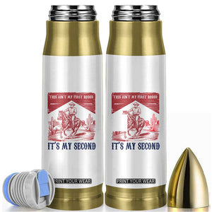 Toddler Baby Boy 2nd Birthday Bullet Tumbler This Aint My First Rodeo Its My Second TS10 White Print Your Wear
