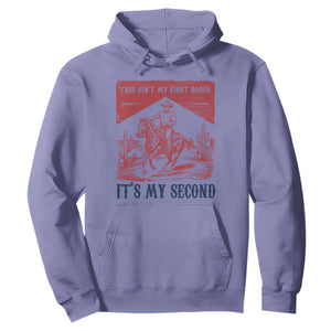 Toddler Baby Boy 2nd Birthday Hoodie This Aint My First Rodeo Its My Second TS10 Violet Print Your Wear
