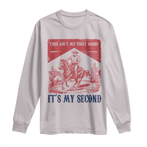 Toddler Baby Boy 2nd Birthday Long Sleeve Shirt This Aint My First Rodeo Its My Second TS10 Ice Gray Print Your Wear