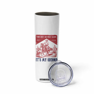 Toddler Baby Boy 2nd Birthday Skinny Tumbler This Aint My First Rodeo Its My Second TS10 Print Your Wear