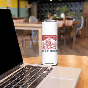 Toddler Baby Boy 2nd Birthday Skinny Tumbler This Aint My First Rodeo Its My Second TS10 Print Your Wear