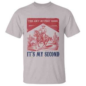 Toddler Baby Boy 2nd Birthday T Shirt This Aint My First Rodeo Its My Second TS10 Ice Gray Print Your Wear
