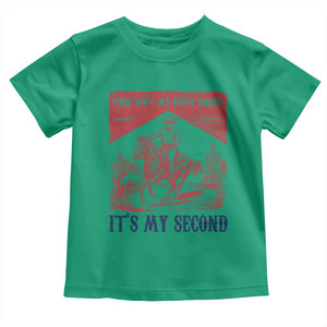 Toddler Baby Boy 2nd Birthday Toddler T Shirt This Aint My First Rodeo Its My Second TS10 Irish Green Print Your Wear