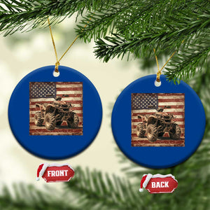 American Flag Quad 4 Wheeler Ceramic Ornament Vintage Retro Cool ATV Quadrider Off Road Clothing TS10 1pc Blue Print Your Wear