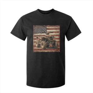 American Flag Quad 4 Wheeler T Shirt For Kid Vintage Retro Cool ATV Quadrider Off Road Clothing TS10 Black Print Your Wear