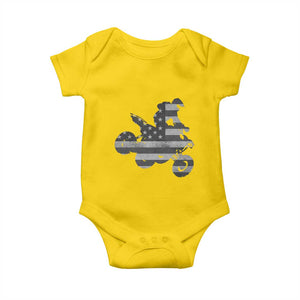 Cool ATV Baby Onesie Quad 4 Wheeler ATV Riding American Flag TS10 Daisy Print Your Wear