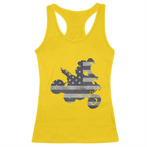 Cool ATV Racerback Tank Top Quad 4 Wheeler ATV Riding American Flag TS10 Daisy Print Your Wear