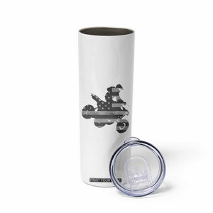 Cool ATV Skinny Tumbler Quad 4 Wheeler ATV Riding American Flag TS10 Print Your Wear