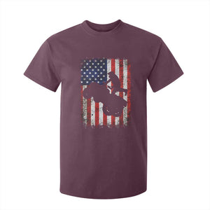 Cool ATV American Flag T Shirt For Kid Retro Quad 4 Wheeler ATV Riding Quadrider Off Road TS10 Maroon Print Your Wear