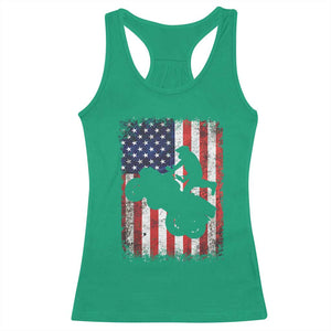 Cool ATV American Flag Racerback Tank Top Retro Quad 4 Wheeler ATV Riding Quadrider Off Road TS10 Irish Green Print Your Wear