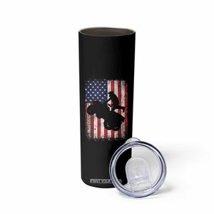 Cool ATV American Flag Skinny Tumbler Retro Quad 4 Wheeler ATV Riding Quadrider Off Road TS10 Print Your Wear