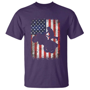 Cool ATV American Flag T Shirt Retro Quad 4 Wheeler ATV Riding Quadrider Off Road TS10 Purple Print Your Wear