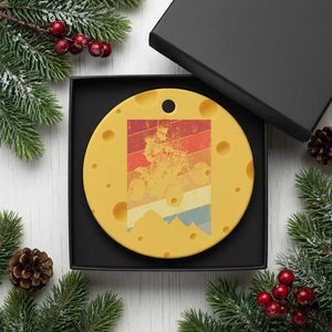 Vintage All-Terrain Vehicles Ceramic Ornament Retro 4 Wheeler ATV Riding Quadrider TS10 1pc Yellow Cheese Print Your Wear