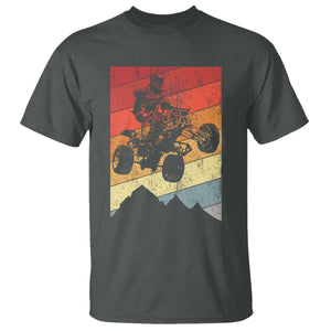 Vintage All-Terrain Vehicles T Shirt Retro 4 Wheeler ATV Riding Quadrider TS10 Dark Heather Print Your Wear