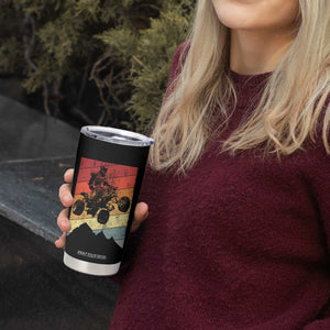 Vintage All-Terrain Vehicles Tumbler Cup Retro 4 Wheeler ATV Riding Quadrider TS10 Print Your Wear