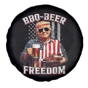 Funny Trump 4th Of July Spare Tire Cover Patriotic BBQ Beer Freedom American Flag TS10 Print Your Wear