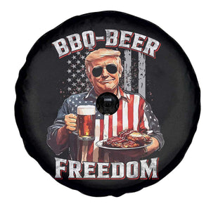 Funny Trump 4th Of July Spare Tire Cover Patriotic BBQ Beer Freedom American Flag TS10 Print Your Wear