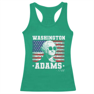 George Washington 1788 Racerback Tank Top Funny 4th of July Retro President Campaign USA Flag TS10 Irish Green Print Your Wear