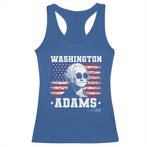 George Washington 1788 Racerback Tank Top Funny 4th of July Retro President Campaign USA Flag TS10 Royal Blue Print Your Wear