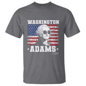 George Washington 1788 T Shirt Funny 4th of July Retro President Campaign USA Flag TS10 Charcoal Print Your Wear