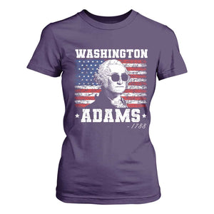 George Washington 1788 T Shirt For Women Funny 4th of July Retro President Campaign USA Flag TS10 Purple Print Your Wear