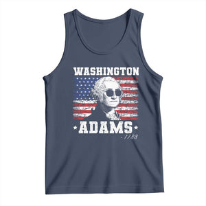 George Washington 1788 Tank Top Funny 4th of July Retro President Campaign USA Flag TS10 Navy Print Your Wear