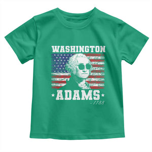 George Washington 1788 Toddler T Shirt Funny 4th of July Retro President Campaign USA Flag TS10 Irish Green Print Your Wear