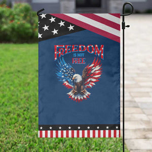 American Flag Bald Eagle Garden Flag Patriotic Eagle 4th of July Freedom Is Not Free TS10 Classic Blue Black Print Your Wear