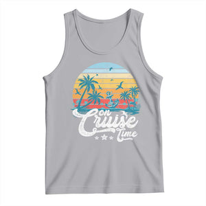 On Cruise Time Tank Top Retro Summer Vacation Cruising TS10 Athletic Heather Print Your Wear