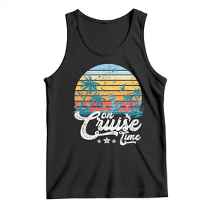 On Cruise Time Tank Top Retro Summer Vacation Cruising TS10 Black Print Your Wear