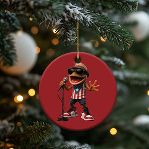 Coqui Puerto Rican Flag Christmas Ornament Taino Boricua Frog Singing TS10 Print Your Wear