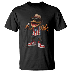 Coqui Puerto Rican Flag T Shirt Taino Boricua Frog Singing TS10 Black Print Your Wear