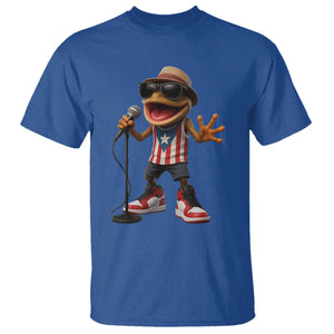 Coqui Puerto Rican Flag T Shirt Taino Boricua Frog Singing TS10 Royal Blue Print Your Wear
