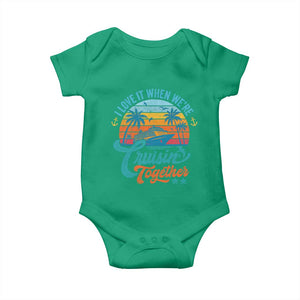 Cruising Matching Baby Onesie I Love It Cruisin Together Cruise Squad TS10 Irish Green Print Your Wear