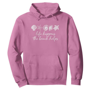 Life Happens The Beach Helps Hoodie Coastal Ocean Therapy Cute Summer Vibes TS10 Azalea Print Your Wear