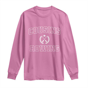 Cousins Rowing Long Sleeve Shirt Summer Romance Beach Vibes TS10 Azalea Print Your Wear