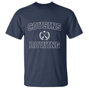 Cousins Rowing T Shirt Summer Romance Beach Vibes TS10 Navy Print Your Wear