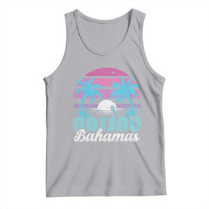 Vintage Nassau Tank Top Tropical Island Palm Trees Beach Bahamas Vacation TS10 Athletic Heather Print Your Wear