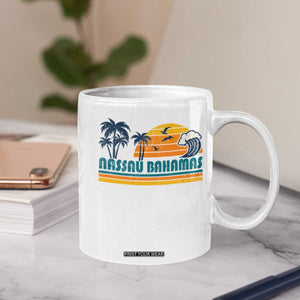 Vintage Nassau Coffee Mug Bahamas Vacation Beach Summer Retro Sunset TS10 Print Your Wear